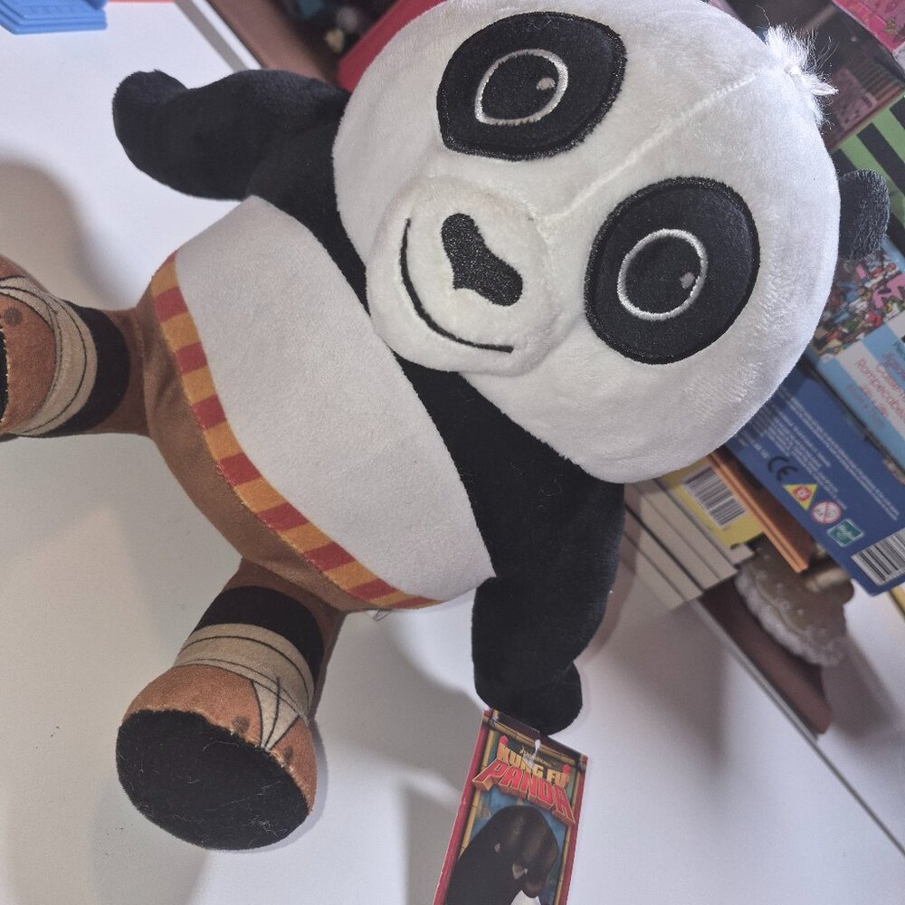Kung Fu Panda Sitting Big Head Po Plush 6" Stuffed Animal Dreamwork Toy
